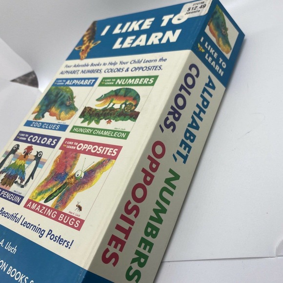 I Like to Learn Alphabet Numbers Colors And Opposites 4 in 1 Learning Book - Picture 9 of 12